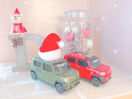 クリスマスデコレーション ミニカー